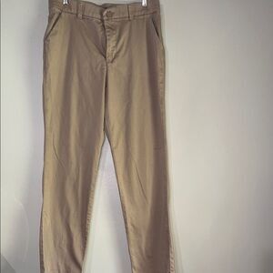 Lee stretch straight leg tan pants size 12